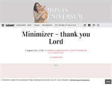 Tablet Screenshot of monasuniversum.se